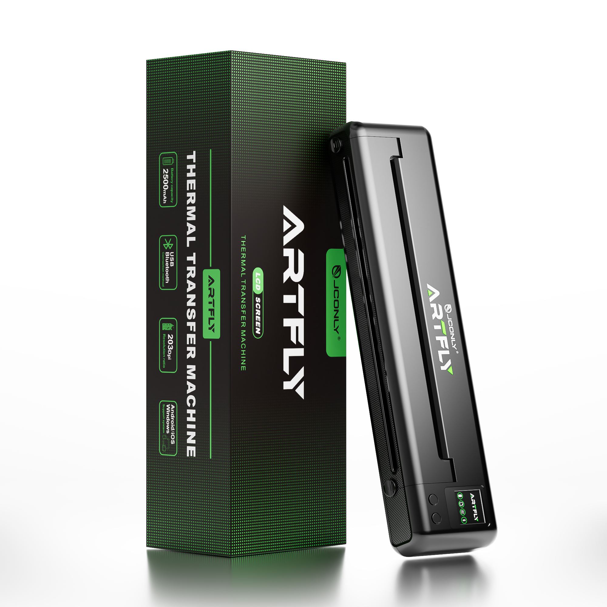 JCONLY ARTFLY wireless stencil printer with product packaging