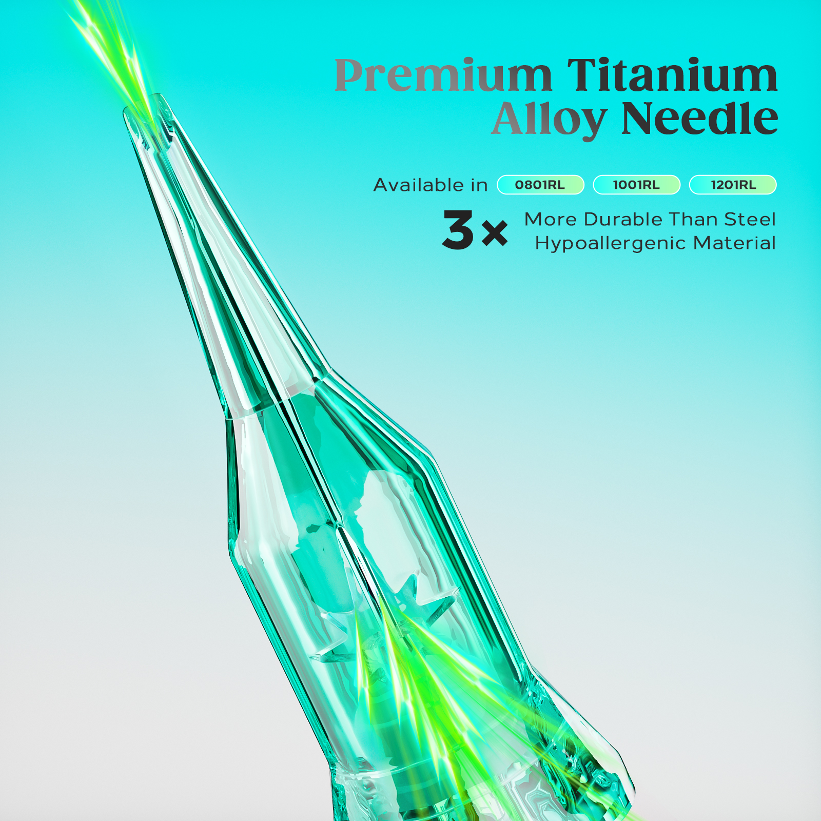 JCONLY VINK Premium Titanium Alloy Needle cartridge detail
